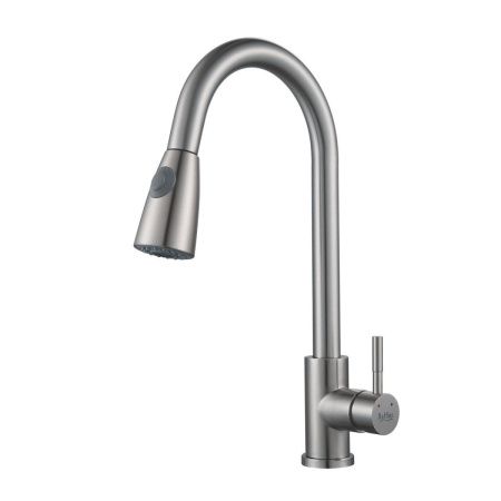 Смеситель для кухни Raffine F213L на мойку сатин