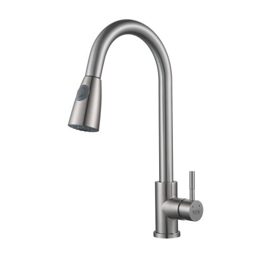 Смеситель для кухни Raffine F213L на мойку сатин - фото 2