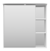 Зеркало-шкаф Misty Венера П-Внр04080-01СвЛ 80х25х80 подвесной цвет белый