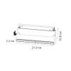 Трековый магнитный светильник Arte Lamp Linea (Линеа) A4668PL-1BK