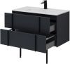 Тумба под раковину Allen Brau Reality 1.32006.AM 90х50 подвесная цвет черный