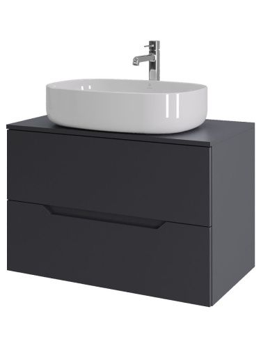 Тумба с раковиной Orange Line Li-80TugMDF+B08-600W 80х50