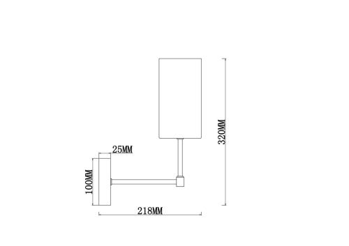 Бра Freya Agnes FR5184WL-01BS - фото 3