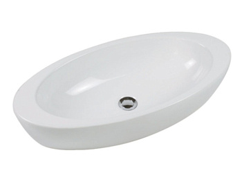 Раковина из санфаянса Hatria NIDO Y0R201 75х37 накладная цвет белый