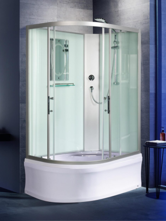 Душевая кабина WeltWasser WW500 10000003313 90х120 асимметричная с крышей ориентация правая