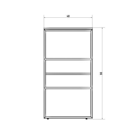 Тумба под раковину Corozo Гера SD-00001908 50х50 напольная цвет белый