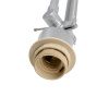 Торшер Uniel UML-T500 UML-T500 E27 SILVER/WHITE