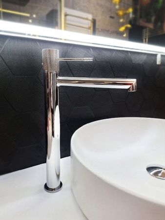 Смеситель для раковины AltroBagno Intento AltroBagnoIntento010215Cr на столешницу хром