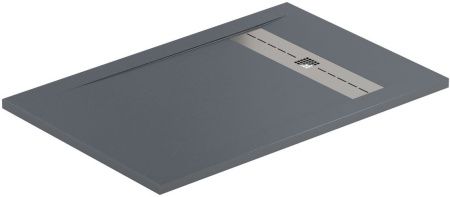 Душевой поддон из искусственного камня Allen Brau Infinity 8.21002-BGM 120х80 серый без каркаса