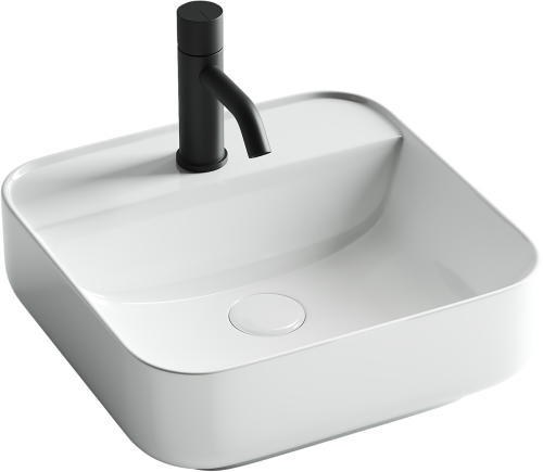 Раковина Ceramica Nova ELEMENT 39 см CN5014 накладная цвет белый - фото 2