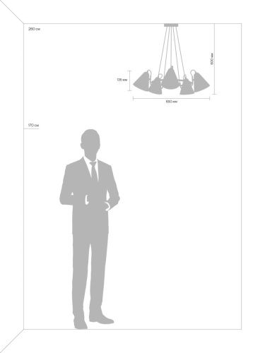 Люстра Freya Falke Market FR8001PL-05WG - фото 4