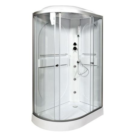 Душевая кабина AvaCan L602RGM 120х80 асимметричная с крышей ориентация правая