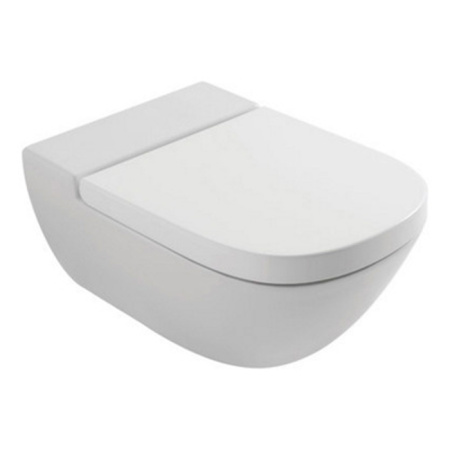 Чаша унитаза подвесная Globo Stockholm LAS04.BI цвет белый без сиденья безободковая смыв торнадо