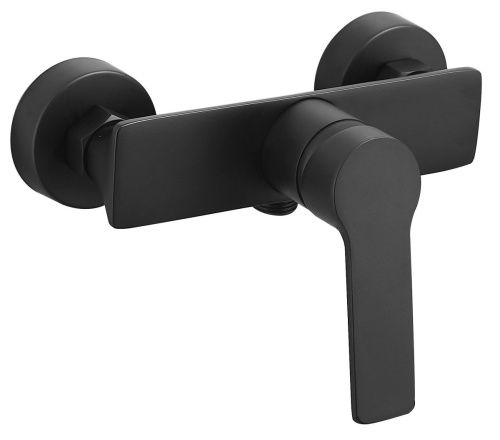 Смеситель для ванны и душа Esko SB 80 настенный черный - фото 2