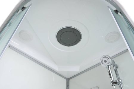 Душевая кабина AvaCan D D2080 80х80 четверть круга с крышей ориентация универсальная