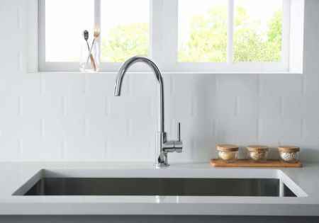 Смеситель для кухни Aquatek ЕВРОПА AQ1382CR на мойку хром