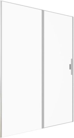 Душевая дверь Allen Brau Priority 3.31035.BA 140х200 стекло прозрачное профиль серебро