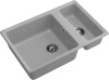 Кухонная мойка Granfest Level LV-760K серый 76х50 цвет серый поверхность матовая