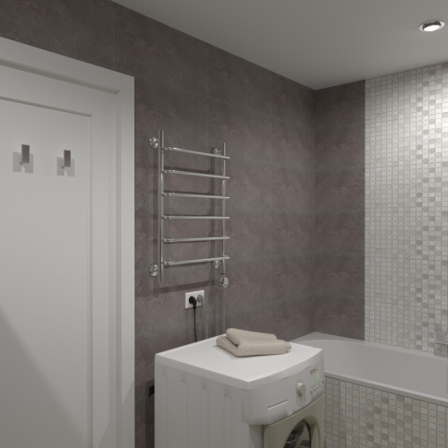 Полотенцесушитель Маргроид Вид 8 08-8050-257R 55х87 электрический хром - фото 3