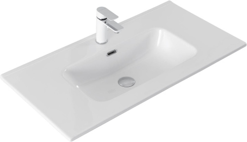Раковина-столешница Aquanet Flat 00284029 полувстраиваемая цвет белый - фото 5
