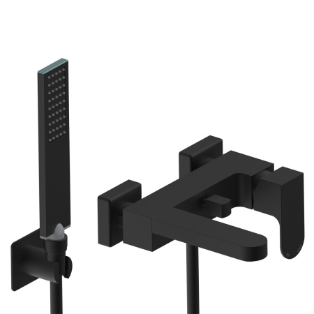 Комплект смесителей Bossini GILLO Z00728.073 настенный черный матовый