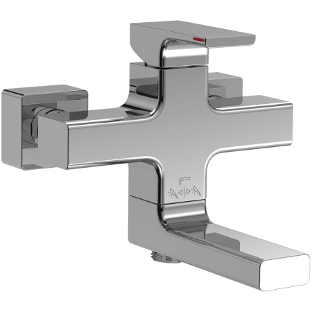 Смеситель Jacob Delafon Strayt E45370-CP настенный хром без термостата