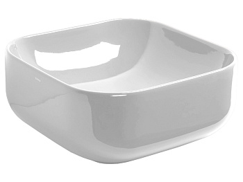 Раковина из санфаянса Simas BA 03 45х45 накладная цвет белый глянцевый