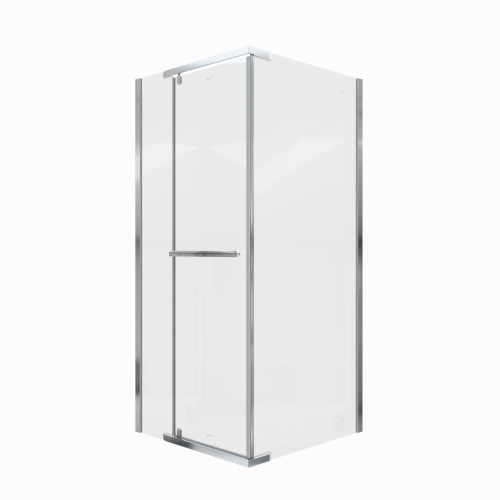 Душевой уголок Cerutti SPA MIMI ZQ91T 90х90 стекло прозрачное профиль хром глянцевый - фото 2