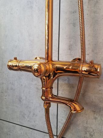 Душевая стойка AltroBagno Beatrice AltroBagnoBeatrice030403ROr настенная цвет розовое золото