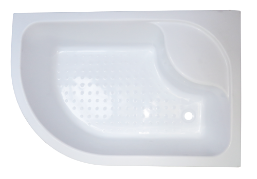 Душевой уголок Royal Bath BK RB8120BK-T-R 120х80 стекло прозрачное профиль белый - фото 4
