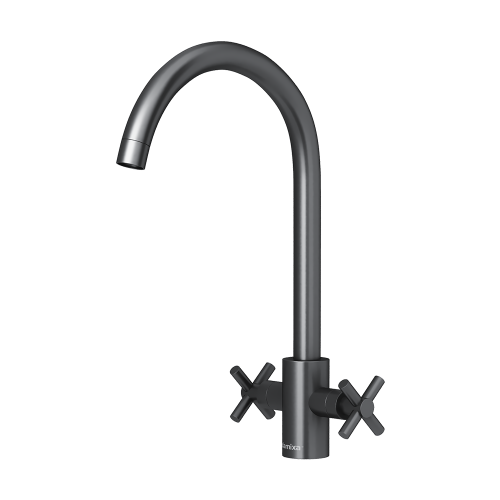 Смеситель для кухни Damixa Neo Classic 270000000 на раковину графит - фото 4
