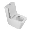 Унитаз напольный с бачком BelBagno ARDENTE-R BB02093CPR/SC/BB02093T белый с сиденьем микролифт безободковый каскадный смыв
