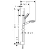 Душевой гарнитур Hansgrohe Crometta 26535400 настенный хром/белый