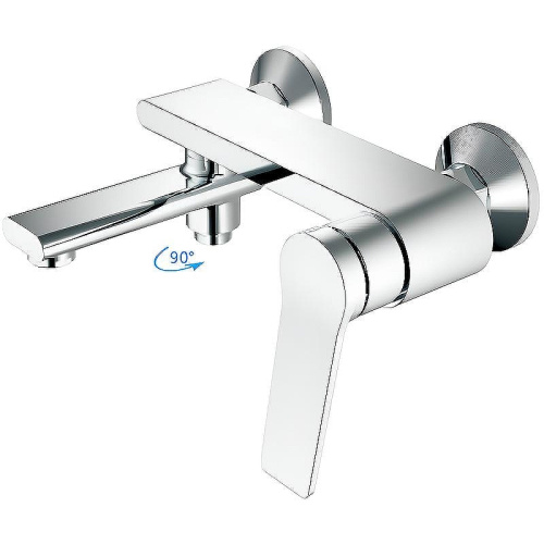 Cмеситель для ванны и душа Haiba HB60572 настенный хром - фото 2 Cмеситель для ванны и душа Haiba HB60572 настенный хром - фото 2