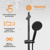 Душевая стойка Orange Karl M05-932b настенная цвет черный