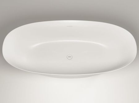 Ванна из искусственного камня Plumberia Selection Veloma VELOMA 170BO 170х75 отдельностоящая овальная с ножками