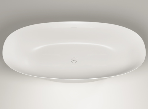 Ванна из искусственного камня Plumberia Selection Veloma VELOMA 170BO 170,5x75 отдельностоящая овальная - фото 4