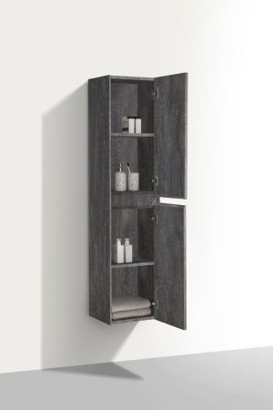 Шкаф-пенал Vincea Chiara/Luka VSC-2CL150GS 40х150 подвесной цвет серый