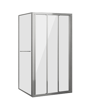 Душевой уголок Grossman Alba GR-9090Al1 90х90 стекло прозрачное профиль хром глянцевый без поддона