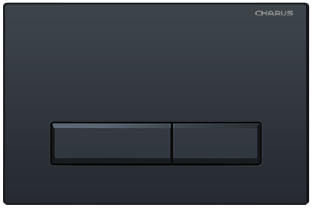 Клавиша смыва механическая CHARUS Raiden FP.321.DW.01 цвет черный матовый