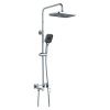 Душевая стойка Raffine F3696 настенная цвет хром