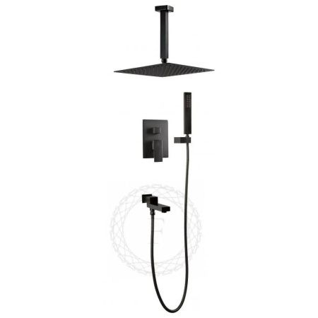 Душевая система Filarete FL1042BG встраиваемая в стену цвет серый