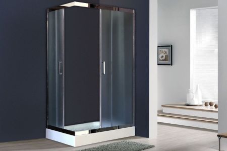 Душевой уголок Royal Bath HPD RB9120HPD-C-CH 120х90 стекло рифленое профиль хром без поддона