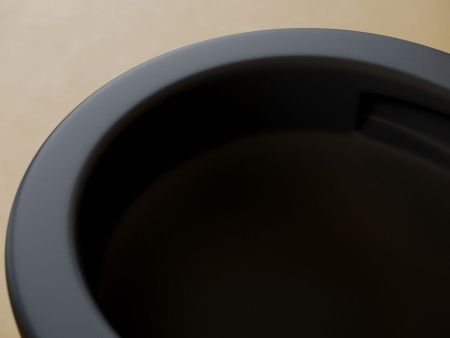 Унитаз подвесной Ceramica Nova METROPOL CN4002TMB черный с сиденьем микролифт безободковый смыв торнадо