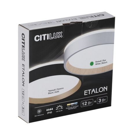 Светильник потолочный музыкальный Citilux Etalon (Еталон) CL750180