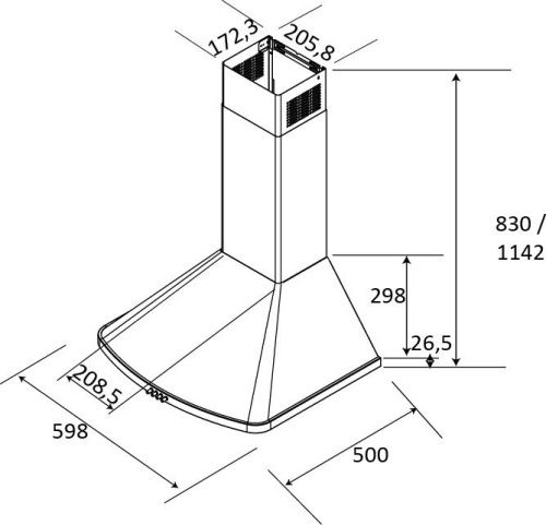 Вытяжка Brandt AD1046X - фото 4