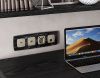 Комплект механизма компьютерной розетки Ambrella Volt MO372005