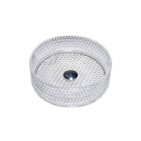 Раковина стеклянная Vincea VBS-5GL01 40х40 накладная цвет прозрачный без отверстий под смеситель