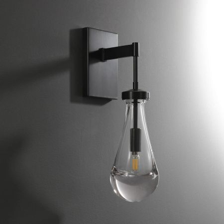 Бра Delight Collection Raindrop (Раиндроп) MT9093-1W black brushed gold