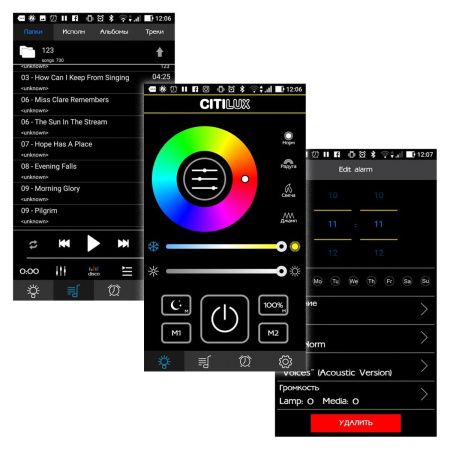 Светильник потолочный музыкальный Citilux Light & Music (Лигхт & Мусиц) CL703M61